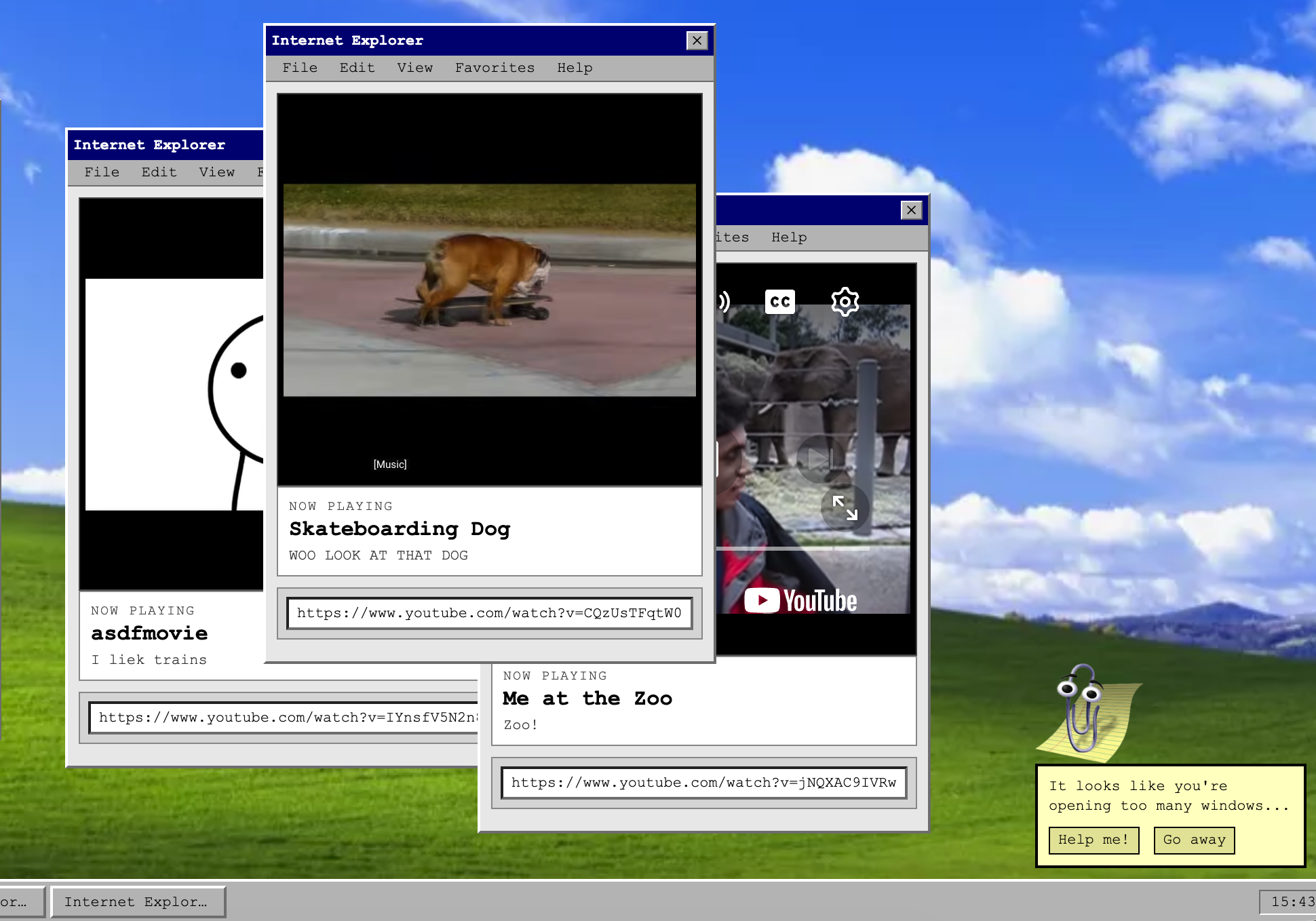 Still from Clippy is here to help